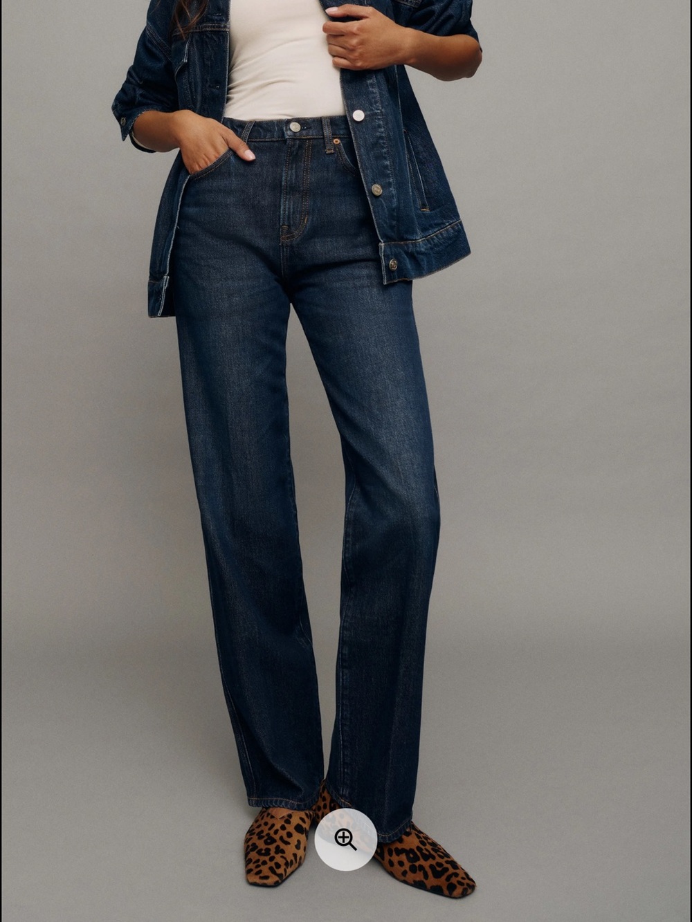 Reformation Val 90s Mid Rise Straight Jeans Blue - Size 29